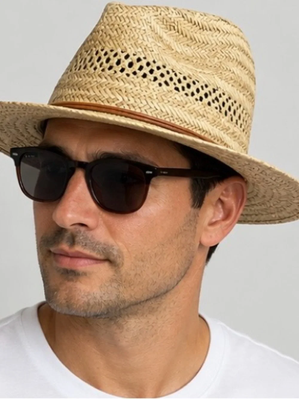 Banana Republic Fedora Hat - Natural
